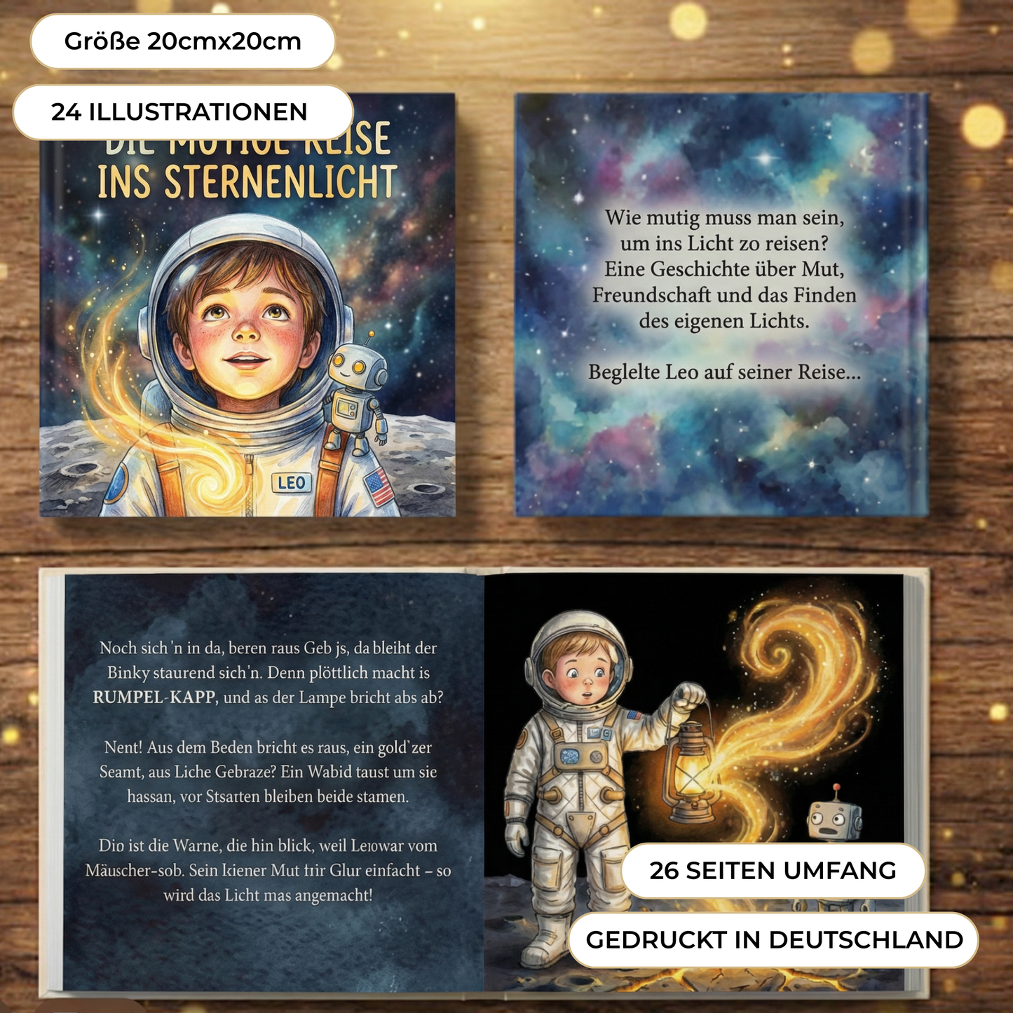 Ein Abenteuer über Mut – Dein Kind als Held 🚀