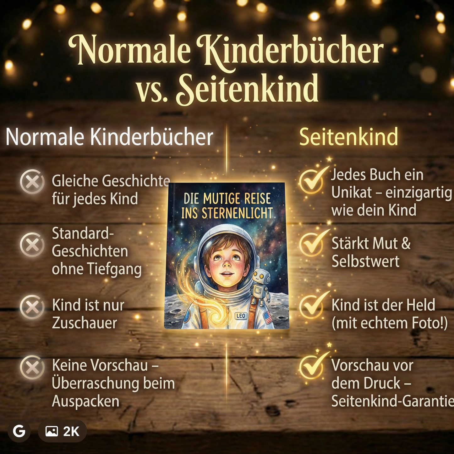 Ein Abenteuer über Mut – Dein Kind als Held 🚀